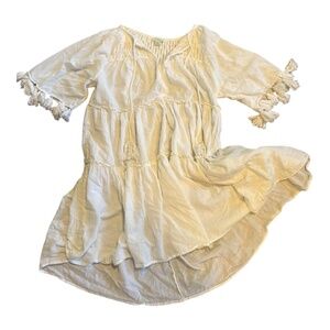 Women's SUNDANCE White Gauze Dress, Lounge Swim cover Women's Size M